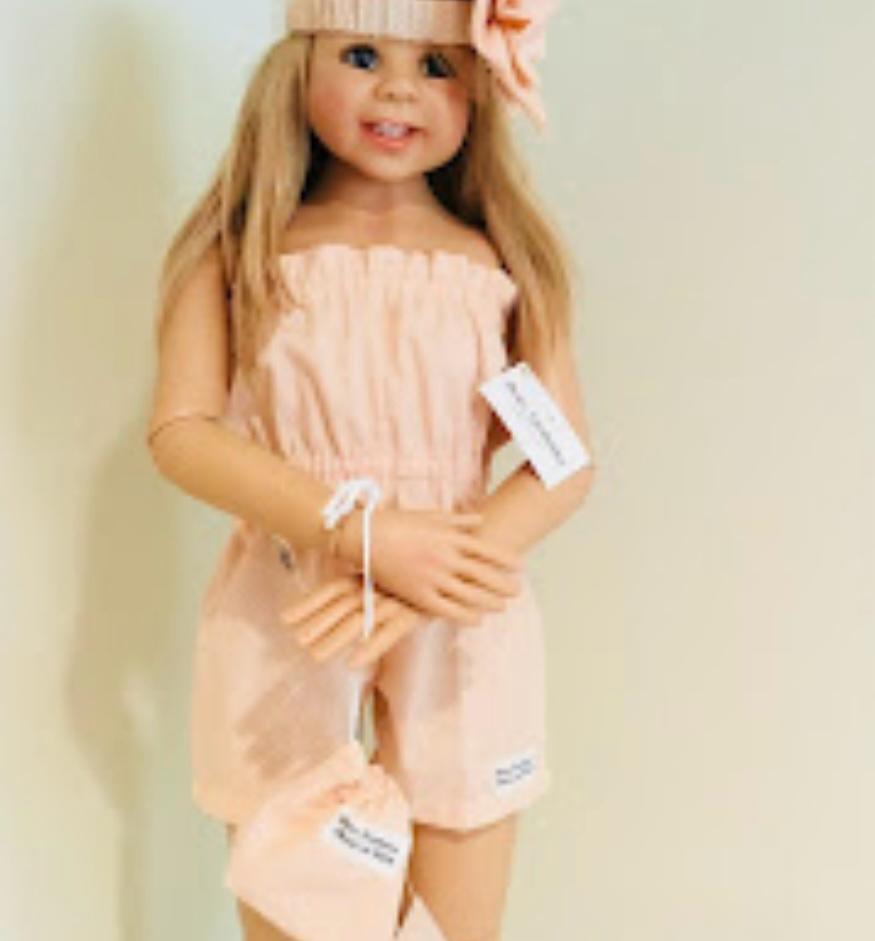 Toddler Tube Romper with Matching Purse & Headband
